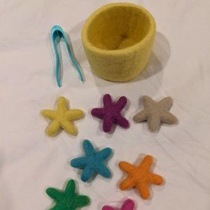 Lovevery Transfer Tweezers & Felt Stars